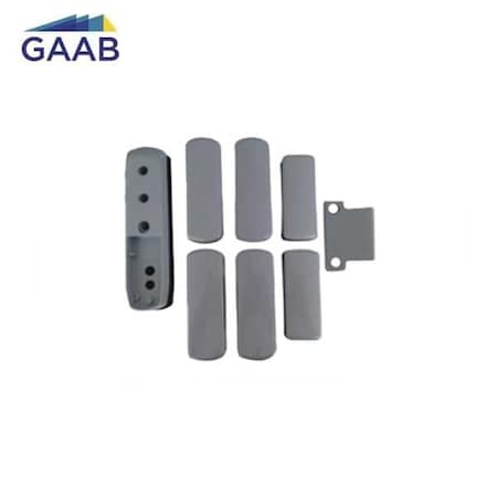 Gaab FOR CROSSBAR SERIES/ PAIRED DOORS/ GREY GAB-T380-04